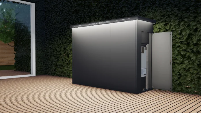 Porte EKLYPS avec vérins électriques