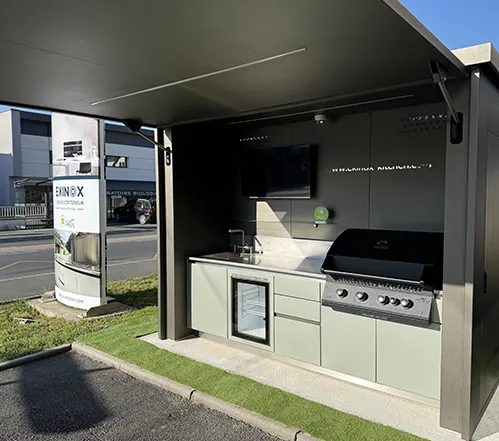 Cuisine d'extérieur EKLYPS - Vue intérieure